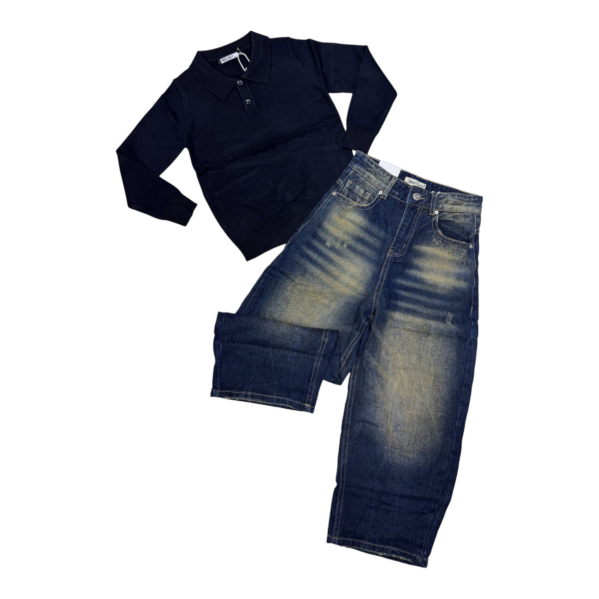 Jeans Splash Blu