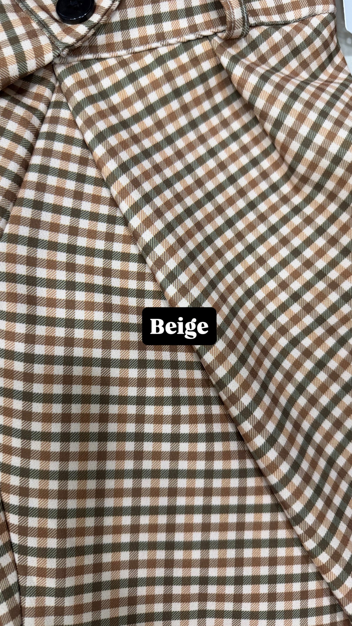 Pantalone baggy quadri