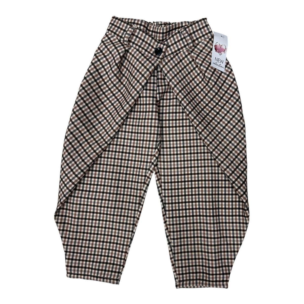 Pantalone baggy quadri