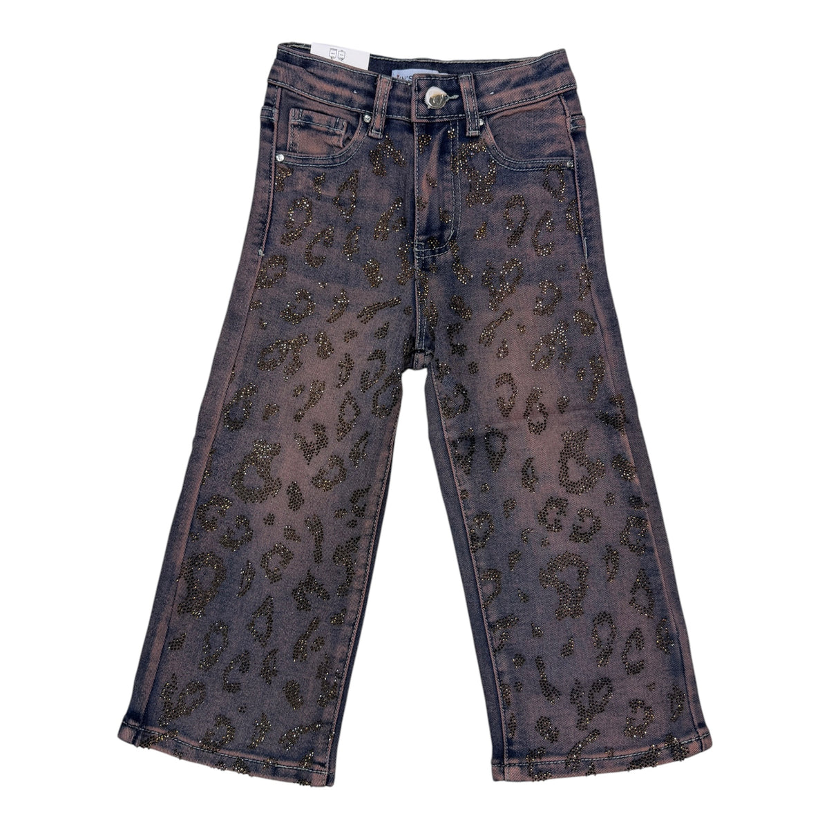Jeans leop pink